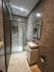 Koupelna v ubytování Studio Hevirnage + 1 fotografie