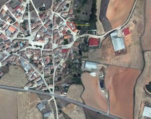 Letecký snímek ubytování Casa Fuente del Val