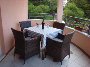 Balkón nebo terasa v ubytování Apartments Ledic