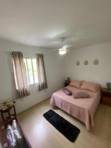 Katil atau katil-katil dalam bilik di Apartment in Nogueira