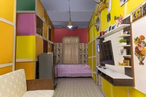 Μια τηλεόραση ή/και κέντρο ψυχαγωγίας στο Malovita Home Stay