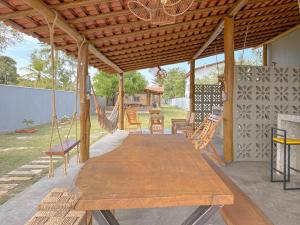 Patio nebo venkovní prostory v ubytování Chalé Atins – Vila das Carnaúbas | 1 chalé