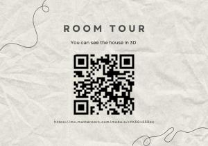 a picture of a qr code with a room tour at 和氣会々南長崎 Wakiaiai Minaminagasaki in Tokyo