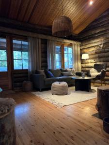 Posezení v ubytování Kelo Naava