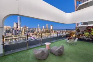 Ban công/sân hiên tại Art House Apartments by CLLIX