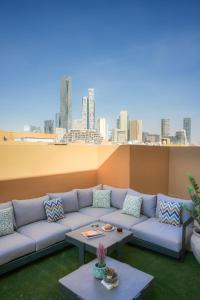 Posezení v ubytování YamamaLiv - KAFD