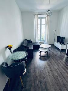 Et opholdsområde på Villa Mimosa - Cannes