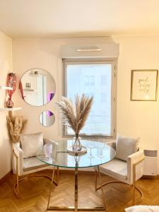 Χώρος καθιστικού στο T2 Paris le raincy cosy