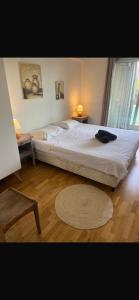 Ένα ή περισσότερα κρεβάτια σε δωμάτιο στο t3 cagnes sur mer