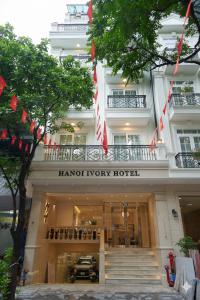 a store front of a hong kong hotel at Hanoi Ivory Hotel in Hanoi