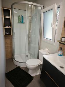 Koupelna v ubytování Borka