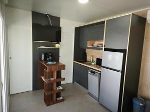 Kuchyň nebo kuchyňský kout v ubytování Borka + 11 fotografií