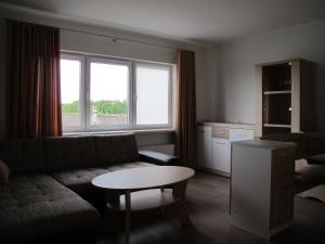 Kuchyň nebo kuchyňský kout v ubytování Orissaare Apartment