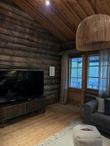 TV a/nebo společenská místnost v ubytování Kelo Naava