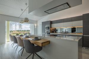 Η κουζίνα ή μικρή κουζίνα στο Villa Witkala Ylläs