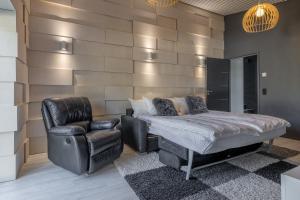 Χώρος καθιστικού στο Villa Witkala Ylläs