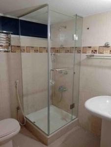 Ванная комната в Cozy peaceful apartment