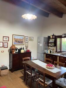 Kuchyň nebo kuchyňský kout v ubytování Chalet Vista Etna