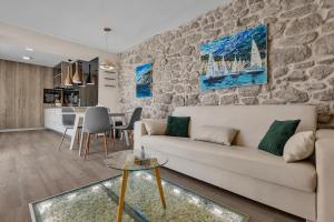 Ruang duduk di Villa Toni - Makarska Exklusiv