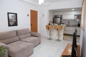 Kuchyň nebo kuchyňský kout v ubytování Apartamento em São Gonçalo - Perto do Centro