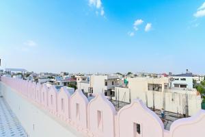 a view of a city from the roof of a building at Harnawa Haveli - A Boutique Heritage Stay in Jaipur