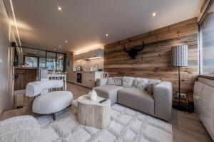 Et opholdsområde på Charmant duplex 2 chambres Courchevel 1550