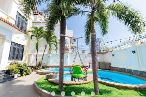 Bassein majutusasutuses Villas Hồ Bơi Đồi Ngọc Tước Bãi Sau Thoáng Mát Sân BBQ rộng või selle lähedal