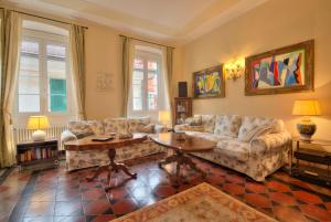 Χώρος καθιστικού στο Casa Venezia