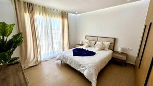 Ένα ή περισσότερα κρεβάτια σε δωμάτιο στο Villa Amine +24 φωτογραφίες