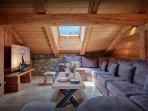 TV a/nebo společenská místnost v ubytování Chalet Marijulo - OVO Network