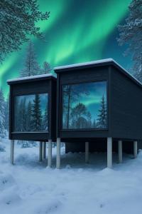 Arctic Panorama Resort v zimě