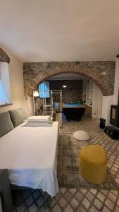 Χώρος καθιστικού στο Suite Il Giardino dei Vescovi