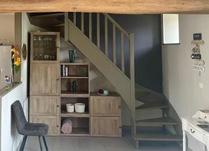 Dapur atau dapur kecil di Gîte de la petite charriere