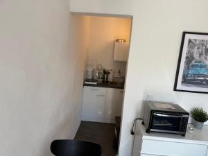 Kuchyň nebo kuchyňský kout v ubytování Ferienwohnung Tanja