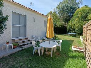 Zahrada ubytování Chez Cécile