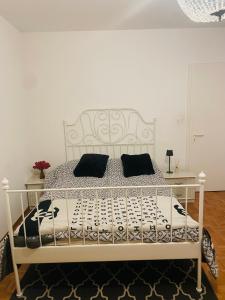Postel nebo postele na pokoji v ubytování Luxury apartment