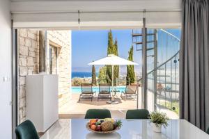 En generel havudsigt eller havudsigten taget fra villaen