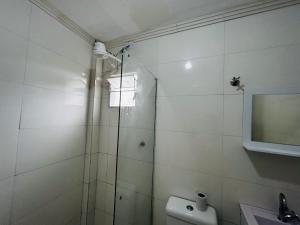 Koupelna v ubytování Studio espaçoso e confortável em São Paulo ZN + 13 fotografií