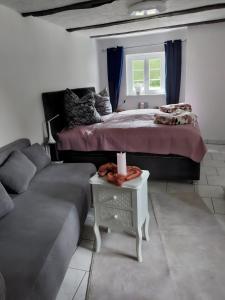 Ένα ή περισσότερα κρεβάτια σε δωμάτιο στο Appartment Bigger Schlossmühle