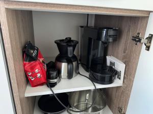 O bucătărie sau chicinetă la ProStays Apartment in Mönchengladbach - 1 Schlafzimmer - 2 Betten +3 fotografii