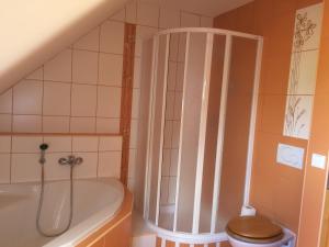 Koupelna v ubytování Apartmány Na Statku + 13 fotografií