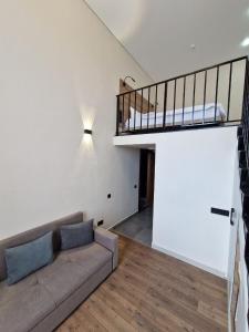 Posezení v ubytování Yurtum