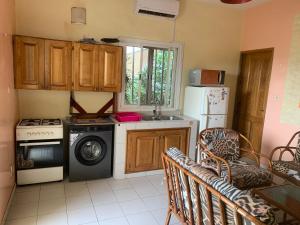 Kuchyň nebo kuchyňský kout v ubytování Ladiola