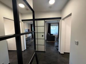 Kuchyň nebo kuchyňský kout v ubytování Einzimmer -Appartement mit Küche & Balkon, Kolbergring