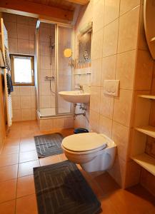 Kúpeľňa v ubytovaní Ferienhaus Oetztal