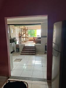 Η κουζίνα ή μικρή κουζίνα στο Pousada do Seu Claudionor
