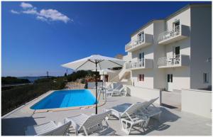 Swimmingpoolen hos eller tæt på Apartments HULJEV