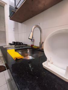 Kuchyň nebo kuchyňský kout v ubytování Cantinho do Mar