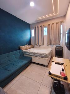 Postel nebo postele na pokoji v ubytování Cantinho do Mar