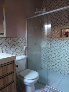 Et badeværelse på Paraíso Oculto